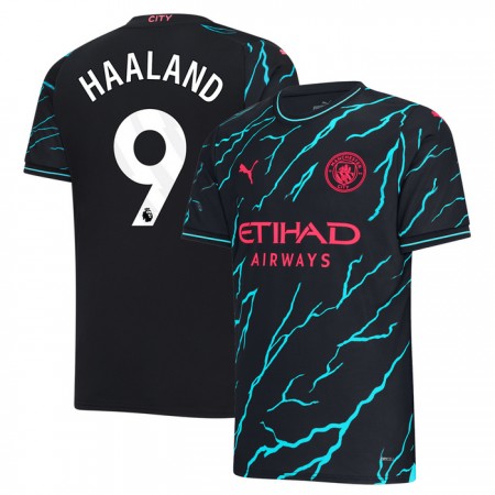 Manchester City Haaland 9 Alternativní 2023-24 - Fotbalové Dresy (S/S)
